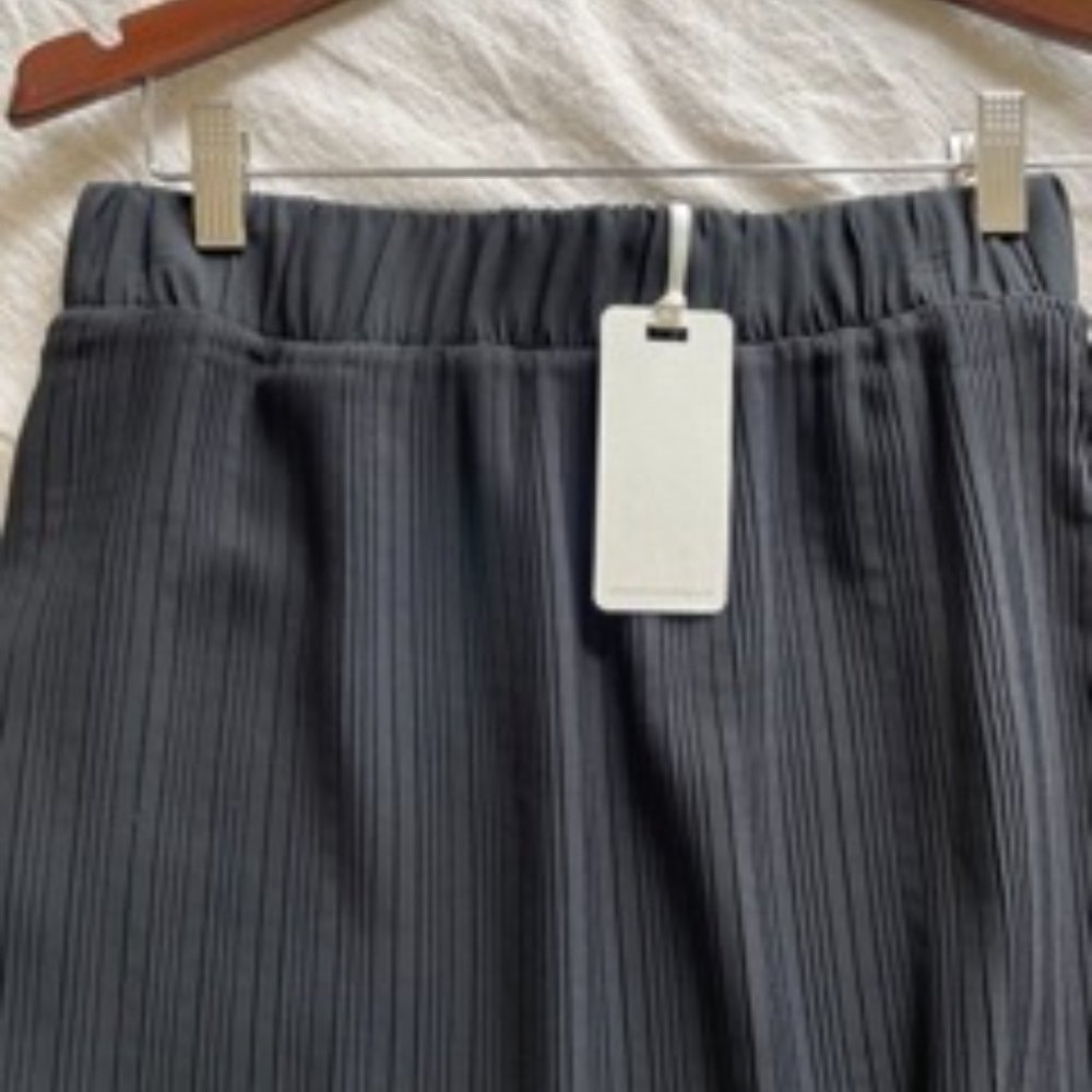 Pleione's Black Pleated Skirt seen everywhere this season